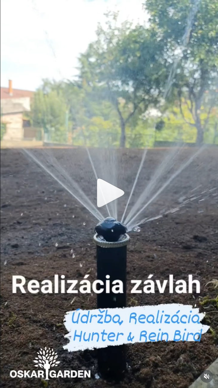 Realizácia závlah